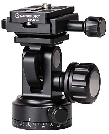 Sunwayfoto DT-02D50 2-Wege-Neiger Stativkopf schwarz
