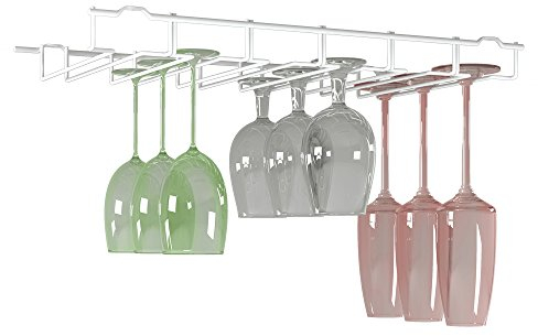 Metaltex Porta Copas Plastificado. Color Blanco