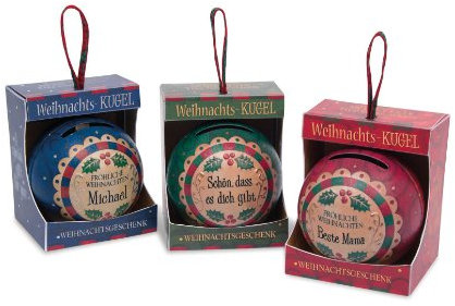 Persönliche Weihnachts-Kugel von H&H - Bester Opa
