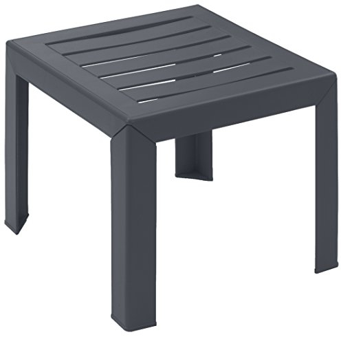 GROSFILLEX 53001002 Miami Table, Anthracite, 40 x 40 cm