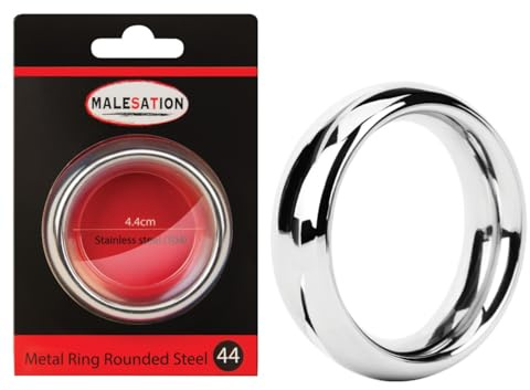 Malesation 2058487 Metal Ring Rund 4,4 Cm Aus Edelstahl, 1Er Pack (1 X 1 Stück)