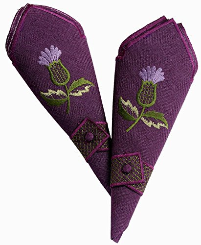 Justina Claire 1 Paar Servietten im Glencoe-Distel-Design.