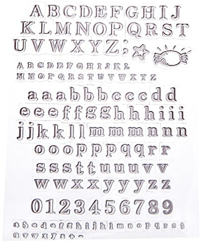 Artemio Clear Stempel Alphabet IV, Transparent