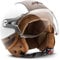 Soxon® SP-325 Urban „White“ · Jet-Helm · Motorrad-Helm Roller-Helm Scooter-Helm Moped Mofa-Helm Chopper Retro Vespa Vintage Pilot · ECE 22.05 Visier Leather-Design Schnellverschluss Tasche S (55-56cm)