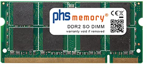 PHS-memory 2 GB RAM Arbeitsspeicher für Asus A6JC-Q176M DDR2 So DIMM 667 MHz PC2-5300S