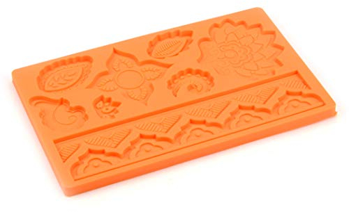 Pati-Versand 12673 Flexique Motif Oriental Moule Silicone Orange 24 x 15 x 1 cm