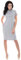 Purpless Maternity Nursing Breastfeeding Funnel Neck Dress 6225 (8, Light Gray Melange)