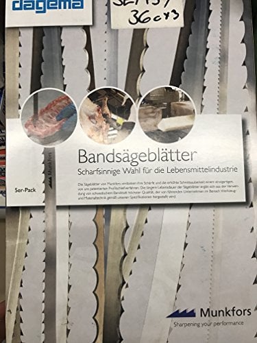 Bandsägeblatt Supra 5er Pack Fleischsägeblatt Knochensägeblatt Metzgerbedarf, Wunsch:2430x16x0.5mm