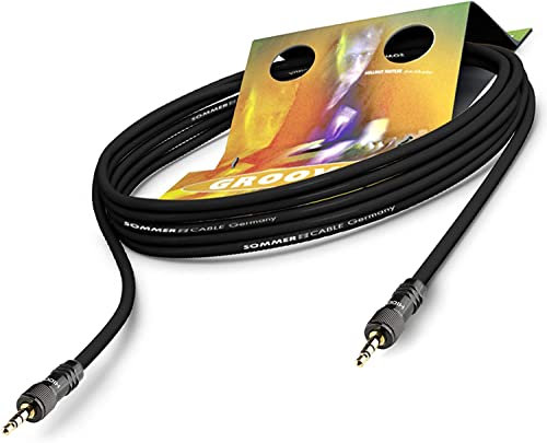 Sommer Cable Patchkabel SC-Goblin Mini-Klinke auf Miniklinke 2x HICON HI-J35S-SCREW-M (1,0m) | GOCU-0100-SW