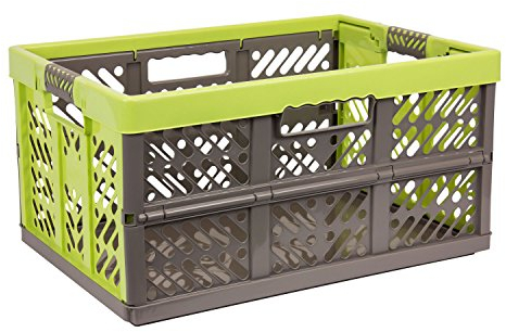 10 x Profi Klappbox 45 L Kunststoff Box Klappkiste Einkaufskorb Faltbox beige
