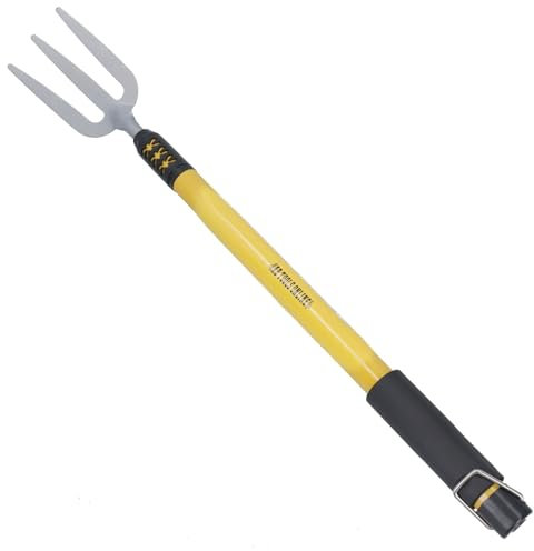 AB Tools Telescopic Extendable Garden Fork Weeder Weeding 3 Pronged 25 - 37 GAR48