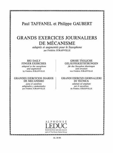 Grands Exercices Journaliers de Mécanisme. Saxophone.