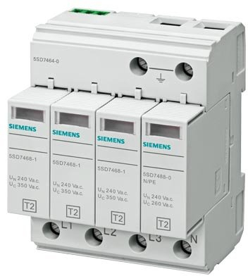 Siemens – parafoudre Parasurtenseur 4 pôles sans avertissement Télécommande