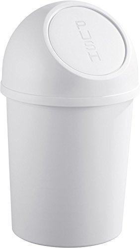 helit H2401082 - Push-Abfallbehälter „the flip“ 6L, lichtgrau