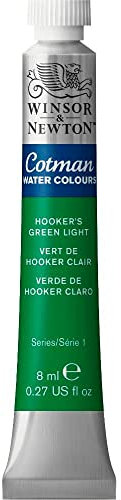 Tubos De Pintura Winsor & Newton Cotman Agua Color Luz Verde De La Puta 8ml