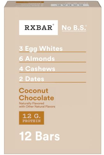 RX Bar 12 Bars, Coconut Chocolate, 0.624 Kg