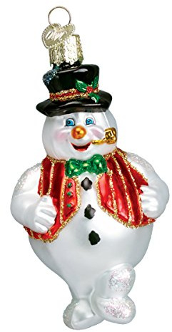 Old World Christmas Ornaments Mr. Frosty Glass Blown Ornaments for Christmas Tree