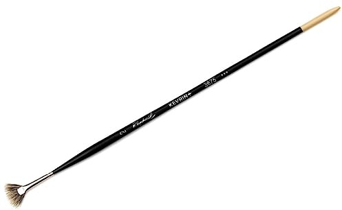 Raphael Kevrin+ 3675 Synthetic Blend Brush, Badger Fan, 2, Natural