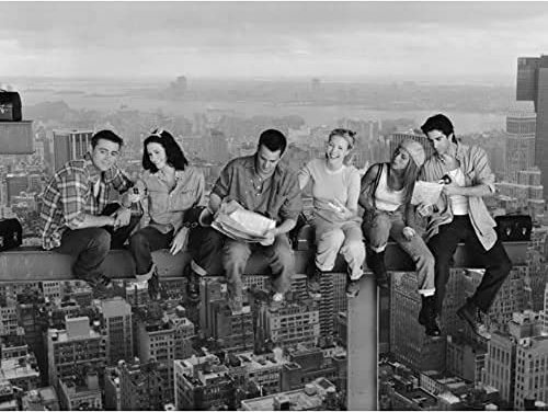 Pyramid International - Lienzo Decorativo (60 x 80 cm), diseño con Personajes de la Serie Friends