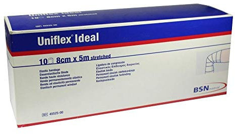 UNIFLEX ideal Binden 8 cmx5 m weiß lose 10 St
