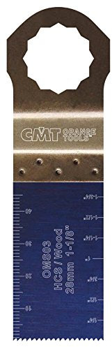 CMT ORANGE TOOLS OMS03-X1 LAMA MULTIFUNZIONE PER FEIN SUPERCUT E FESTOOL VECTURO PER TAGLIO LEGNO HCS 28x48mm 18TPI
