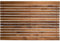 Nordic Style Teak Dusch- und Badewannen-Matte – für den Innen- und Außenbereich – rutschfeste Holzplattform für Sauna, Bodenbelag Dekor und Schutz (79.8x49.8 cm, geölte Oberfläche mit Gummifüßen)