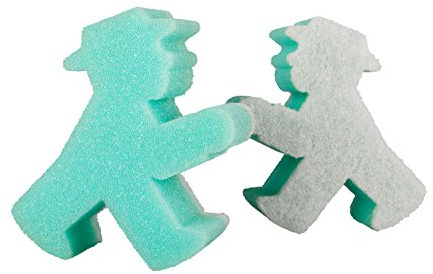 AMPELMANN Küchenschwamm Haushälter Geher Grün