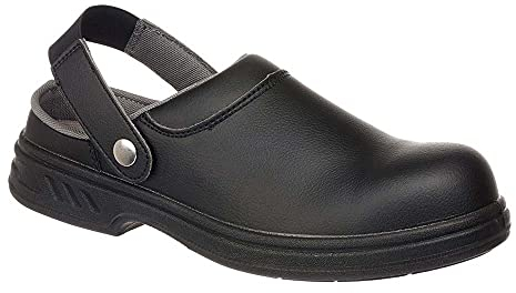 Portwest Zueco De Seguridad Steelite Sb Ae Wru, Tamaño: 41, Color: Negro, FW82BKR41