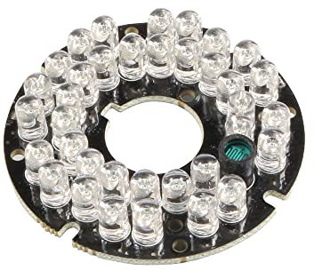 sourcing map CCTV CCD Security Camera Infrared IR 36 Led Illuminator Lamp Bulb Board Plate