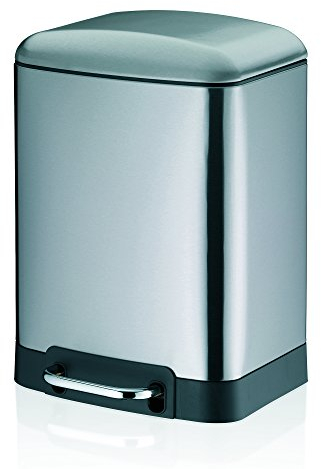 kela Treteimer Davino, 6 L, Edelstahl, silber matt, Silent-Close, herausnehmbarer Inneneimer, 22998