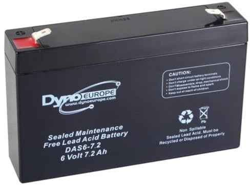 Dyno Europe BLEIAKKU - 6 V - 7.2 Ah - 150 x 34 x 100 mm