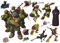alles-meine.de GmbH 13 TLG. Set: Wandtattoo/Sticker + Fensterbilder - Teenage Mutant Ninja Turtles - Wandsticker Aufkleber für Kinderzimmer - Jungen Hero Comic Schildkröten Kin..