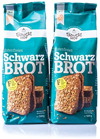 Schwarzbrot glutenfrei Bio 6 x 500 gr