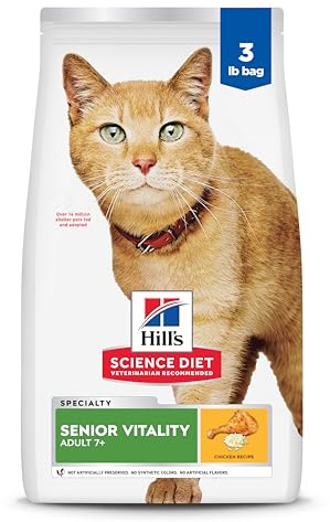 Hill's Science Diet Adult 7+ Senior Vitality Dry Cat Food