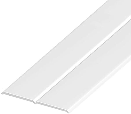 White UPVC Plastic Flexible Angle Trim 25mm x 25mm x 5 Metre Length