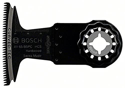 Bosch Professional 1x Hoja de sierra de inmersión HCS AII 65 BSPC (para madera dura, 40 x 65 mm, accesorios Multiherramienta)