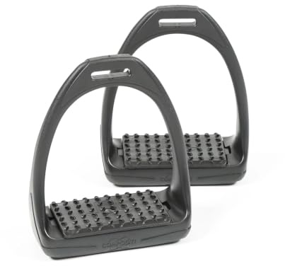 Compositi Lightweight Reflex Stirrups (Adults 4.75 (Black)