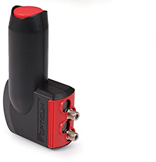 RED OPTICUM LTP-06H Rocket LNB Twin I Hitze- & kältebeständiger Digital-LNB 2-fach mit 0.1dB Rauschmaß - optimal für Multifeedhalter I Full HD - 3D - UHD - 4K Ready I Sat-LNB für 2 Teilnehmer