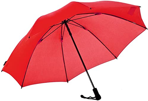 EuroSchirm Regenschirm Swing Liteflex, rot, aus Fiberglas und Polyester