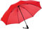 EuroSchirm Regenschirm Swing Liteflex, rot, aus Fiberglas und Polyester
