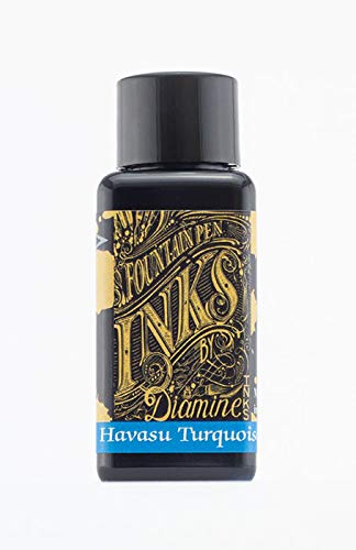 Diamine 30ml Havasu Turquoise fountain pen ink bottle