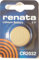 1 x Renata Batterie 2032 CR2032 Lithium Batterie, Für Uhren/Taschenrechner, Lange Lebensdauer