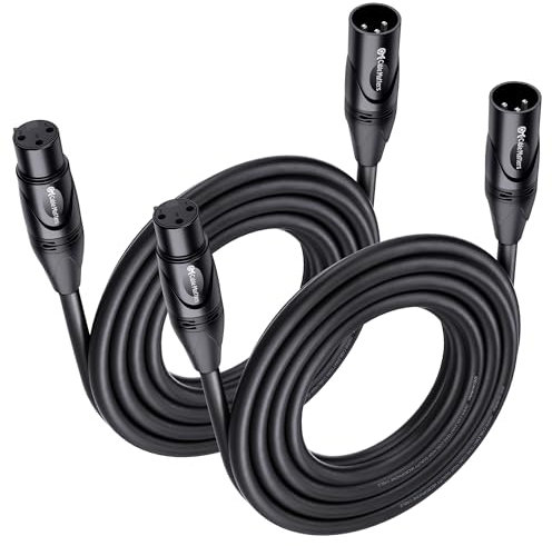 Cable Matters2-Pack, 15 Ft Male to Female XLR Microphone Cable