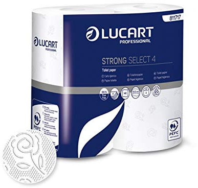 carta igienica select 4 veli 4 rotoli pulizia igiene bagno asciugamano