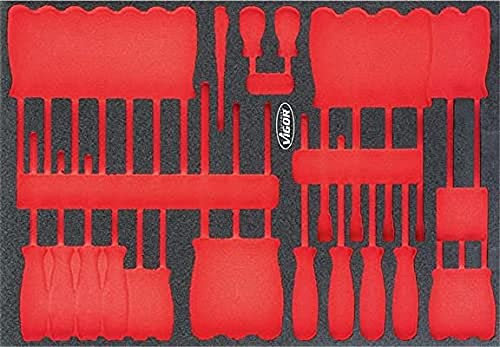 Vigor Vigor_V4231 - Inserti in schiuma morbida per set di cacciaviti