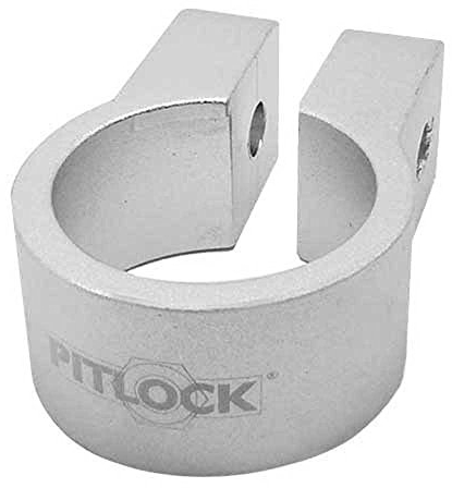 Pitlock Sattelklemme 31,8mm silber Fahrrad