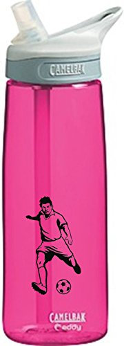 CAMELBAK Trinkflasche Eddy 750 ml, Raspberry mit Fussballermotiv