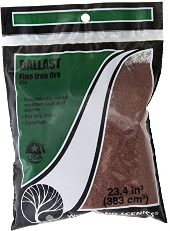 Woodland Scenics B70 Iron Ore Fine Ballast - Bag Landscaping