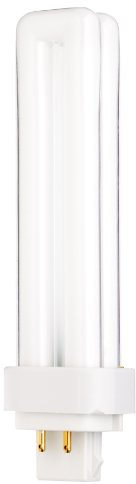 Satco S8336 4100K 18-Watt G24q-2 Base T4 Quad/4-Pin Tube Light Bulb, White