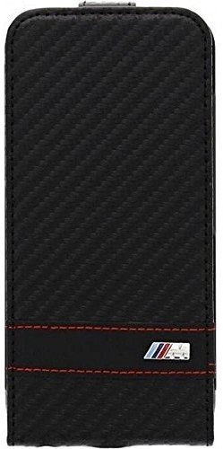 BMW M Kollektion Flap Case für Apple iPhone 6/6S mit schwarzen Streifen carbon